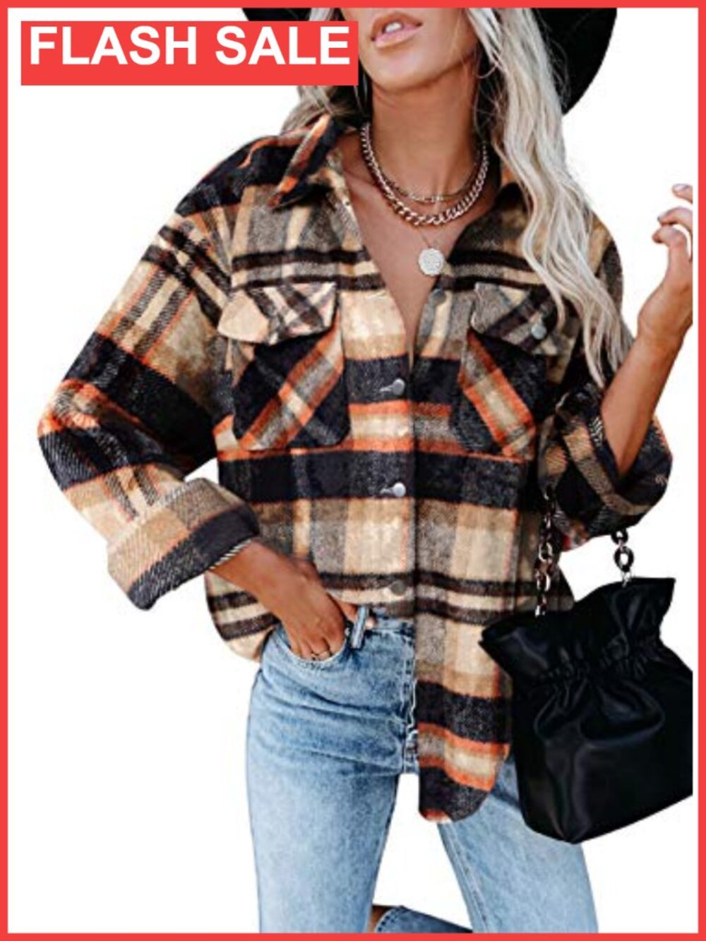 Womens Corduroy Plaid Button Down Oversized Boyfriend Long Sleeve Blouse